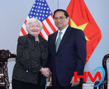 Thủ tướng Phạm Minh Chính tiếp Bộ trưởng Tài chính Mỹ Janet Yellen