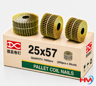 Đinh cuộn trơn 25x57