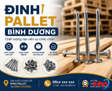 Đinh pallet Bình Dương?