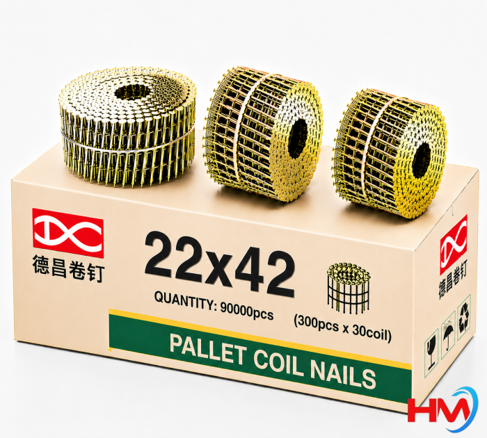 Đinh cuộn trơn 22x42