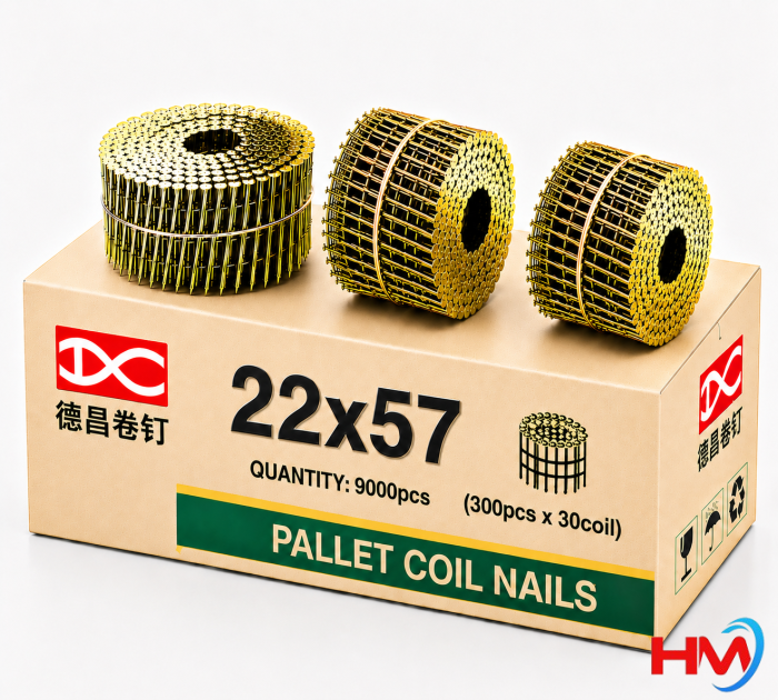 Đinh cuộn trơn 22x57
