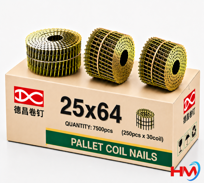 Đinh cuộn xoắn 25x64