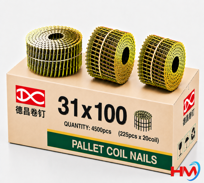 Đinh cuộn trơn 31x100